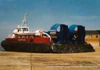 AP1-88 hovercraft promotional day by BHC -  (credit: The <a href='http://www.hovercraft-museum.org/' target='_blank'>Hovercraft Museum Trust</a>).
